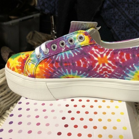Superga Tie Dye Platform Sneaker 8 - Picture 1 of 9